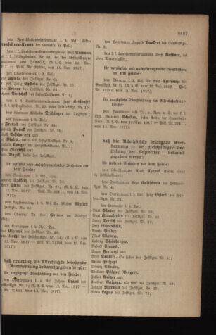 Kaiserlich-königliches Armee-Verordnungsblatt: Personal-Angelegenheiten 19171121 Seite: 7