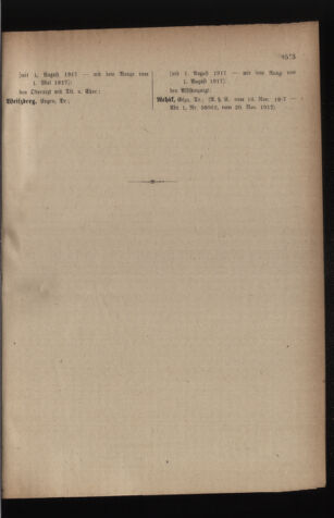 Kaiserlich-königliches Armee-Verordnungsblatt: Personal-Angelegenheiten 19171122 Seite: 23