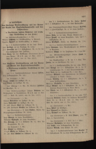 Kaiserlich-königliches Armee-Verordnungsblatt: Personal-Angelegenheiten 19171126 Seite: 11