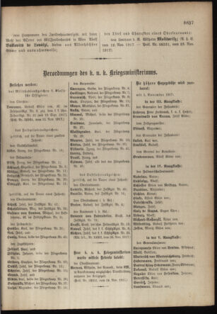 Kaiserlich-königliches Armee-Verordnungsblatt: Personal-Angelegenheiten 19171201 Seite: 3