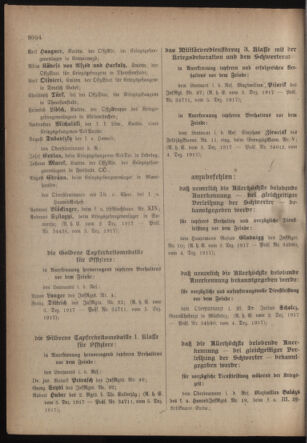 Kaiserlich-königliches Armee-Verordnungsblatt: Personal-Angelegenheiten 19171210 Seite: 4