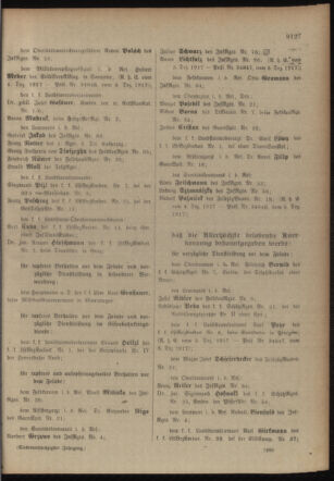 Kaiserlich-königliches Armee-Verordnungsblatt: Personal-Angelegenheiten 19171212 Seite: 9