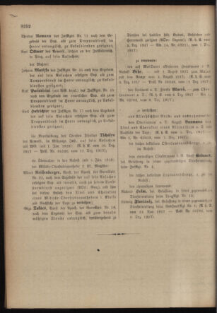 Kaiserlich-königliches Armee-Verordnungsblatt: Personal-Angelegenheiten 19171215 Seite: 70