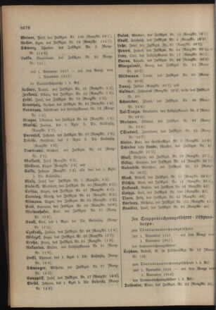 Kaiserlich-königliches Armee-Verordnungsblatt: Personal-Angelegenheiten 19171222 Seite: 14