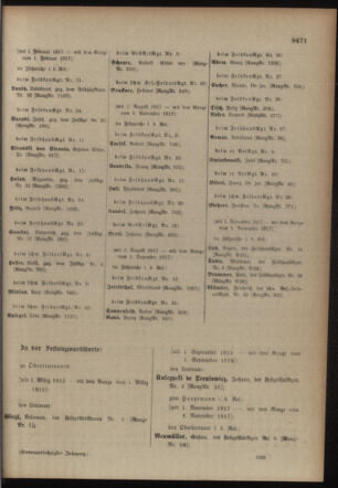 Kaiserlich-königliches Armee-Verordnungsblatt: Personal-Angelegenheiten 19171222 Seite: 9