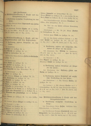 Kaiserlich-königliches Armee-Verordnungsblatt: Personal-Angelegenheiten 19171224 Seite: 5