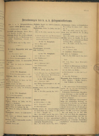 Kaiserlich-königliches Armee-Verordnungsblatt: Personal-Angelegenheiten 19171229 Seite: 71