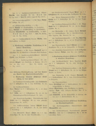 Kaiserlich-königliches Armee-Verordnungsblatt: Personal-Angelegenheiten 19180103 Seite: 12