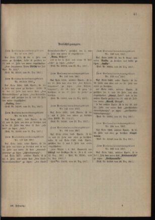 Kaiserlich-königliches Armee-Verordnungsblatt: Personal-Angelegenheiten 19180103 Seite: 61