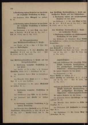 Kaiserlich-königliches Armee-Verordnungsblatt: Personal-Angelegenheiten 19180109 Seite: 6