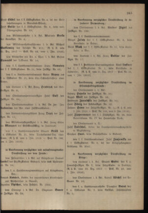 Kaiserlich-königliches Armee-Verordnungsblatt: Personal-Angelegenheiten 19180112 Seite: 11