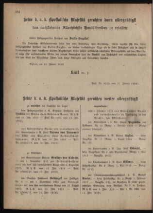 Kaiserlich-königliches Armee-Verordnungsblatt: Personal-Angelegenheiten 19180123 Seite: 56