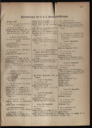 Kaiserlich-königliches Armee-Verordnungsblatt: Personal-Angelegenheiten 19180123 Seite: 59