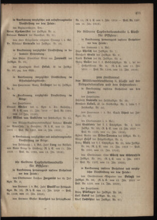 Kaiserlich-königliches Armee-Verordnungsblatt: Personal-Angelegenheiten 19180126 Seite: 3