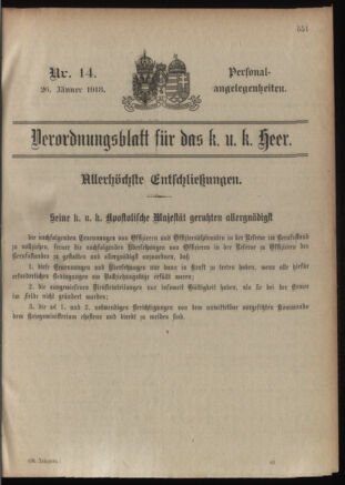 Kaiserlich-königliches Armee-Verordnungsblatt: Personal-Angelegenheiten 19180126 Seite: 79