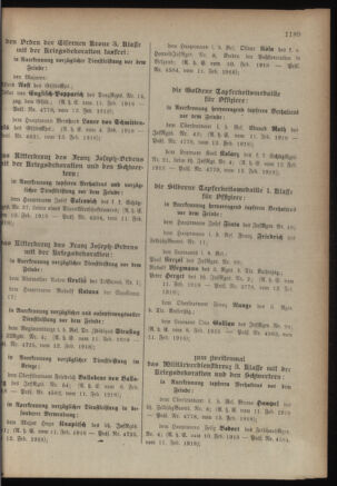 Kaiserlich-königliches Armee-Verordnungsblatt: Personal-Angelegenheiten 19180218 Seite: 3