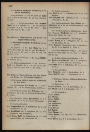 Kaiserlich-königliches Armee-Verordnungsblatt: Personal-Angelegenheiten 19180227 Seite: 10