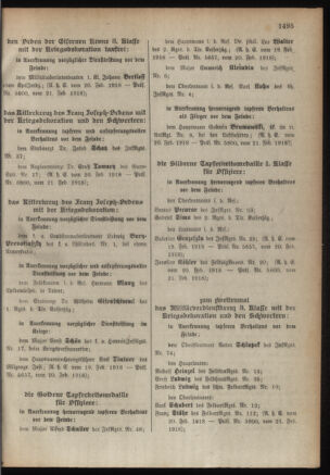 Kaiserlich-königliches Armee-Verordnungsblatt: Personal-Angelegenheiten 19180227 Seite: 3