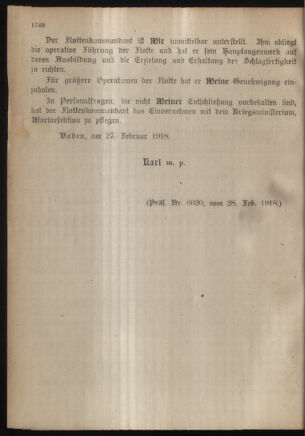 Kaiserlich-königliches Armee-Verordnungsblatt: Personal-Angelegenheiten 19180302 Seite: 76