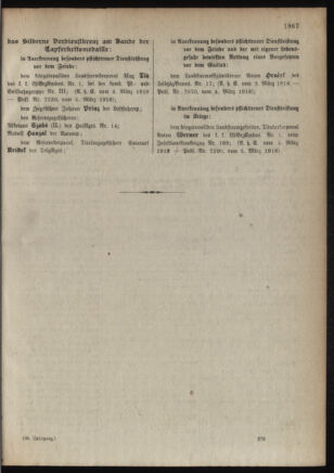 Kaiserlich-königliches Armee-Verordnungsblatt: Personal-Angelegenheiten 19180311 Seite: 9