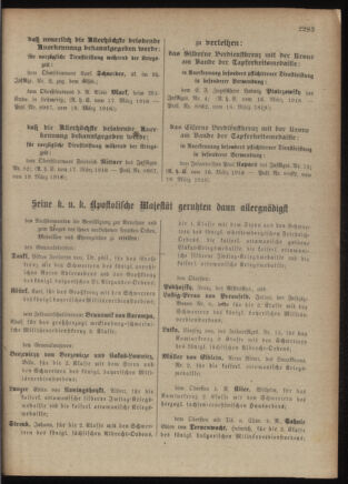 Kaiserlich-königliches Armee-Verordnungsblatt: Personal-Angelegenheiten 19180323 Seite: 3