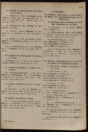 Kaiserlich-königliches Armee-Verordnungsblatt: Personal-Angelegenheiten 19180406 Seite: 9