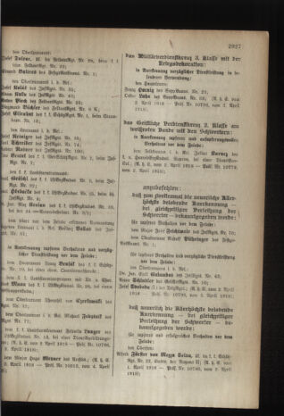 Kaiserlich-königliches Armee-Verordnungsblatt: Personal-Angelegenheiten 19180413 Seite: 3