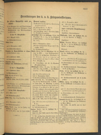 Kaiserlich-königliches Armee-Verordnungsblatt: Personal-Angelegenheiten 19180420 Seite: 79