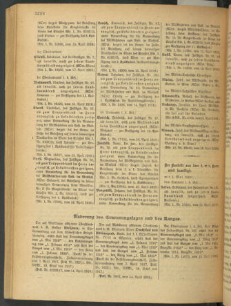 Kaiserlich-königliches Armee-Verordnungsblatt: Personal-Angelegenheiten 19180420 Seite: 84