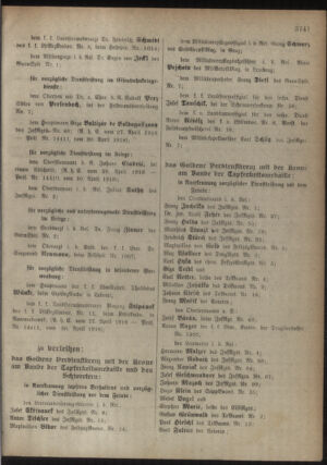 Kaiserlich-königliches Armee-Verordnungsblatt: Personal-Angelegenheiten 19180508 Seite: 11