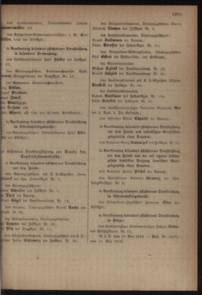 Kaiserlich-königliches Armee-Verordnungsblatt: Personal-Angelegenheiten 19180521 Seite: 15