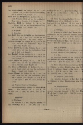 Kaiserlich-königliches Armee-Verordnungsblatt: Personal-Angelegenheiten 19180525 Seite: 18