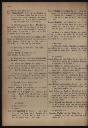 Kaiserlich-königliches Armee-Verordnungsblatt: Personal-Angelegenheiten 19180628 Seite: 16