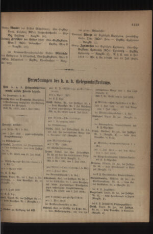 Kaiserlich-königliches Armee-Verordnungsblatt: Personal-Angelegenheiten 19180713 Seite: 3