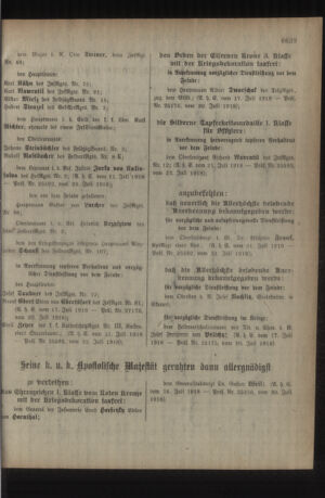 Kaiserlich-königliches Armee-Verordnungsblatt: Personal-Angelegenheiten 19180729 Seite: 3