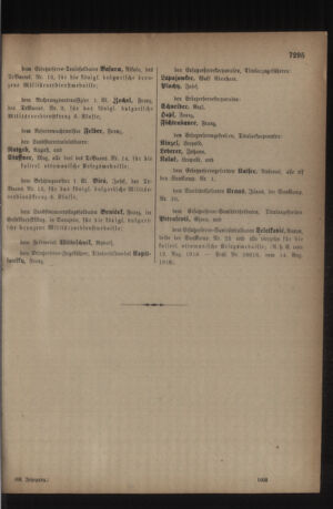 Kaiserlich-königliches Armee-Verordnungsblatt: Personal-Angelegenheiten 19180819 Seite: 17