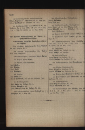 Kaiserlich-königliches Armee-Verordnungsblatt: Personal-Angelegenheiten 19180826 Seite: 22