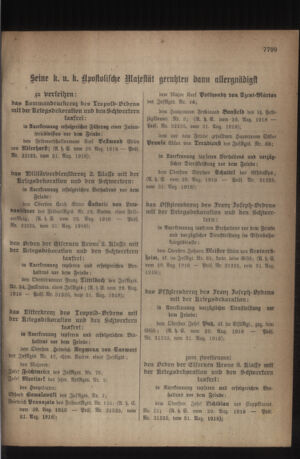 Kaiserlich-königliches Armee-Verordnungsblatt: Personal-Angelegenheiten 19180904 Seite: 3