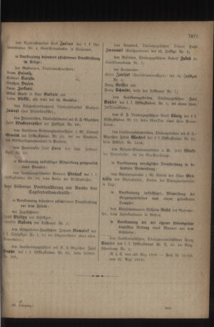 Kaiserlich-königliches Armee-Verordnungsblatt: Personal-Angelegenheiten 19180907 Seite: 17