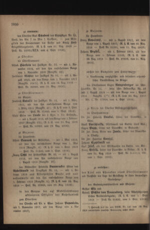 Kaiserlich-königliches Armee-Verordnungsblatt: Personal-Angelegenheiten 19180907 Seite: 20