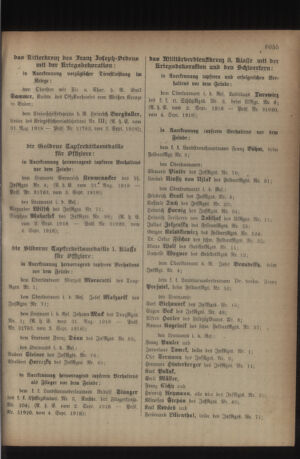 Kaiserlich-königliches Armee-Verordnungsblatt: Personal-Angelegenheiten 19180911 Seite: 3