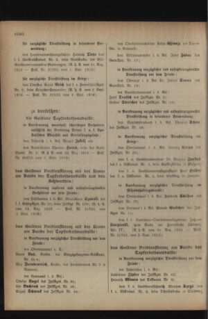 Kaiserlich-königliches Armee-Verordnungsblatt: Personal-Angelegenheiten 19180911 Seite: 8