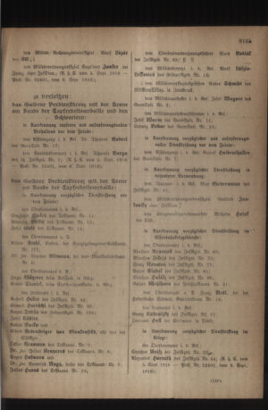 Kaiserlich-königliches Armee-Verordnungsblatt: Personal-Angelegenheiten 19180914 Seite: 13