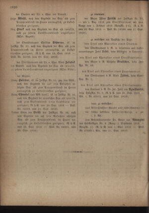 Kaiserlich-königliches Armee-Verordnungsblatt: Personal-Angelegenheiten 19180928 Seite: 12