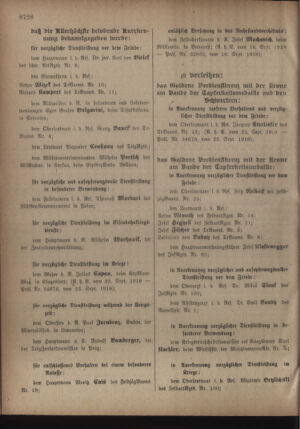 Kaiserlich-königliches Armee-Verordnungsblatt: Personal-Angelegenheiten 19180928 Seite: 8