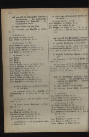 Kaiserlich-königliches Armee-Verordnungsblatt: Personal-Angelegenheiten 19181026 Seite: 16