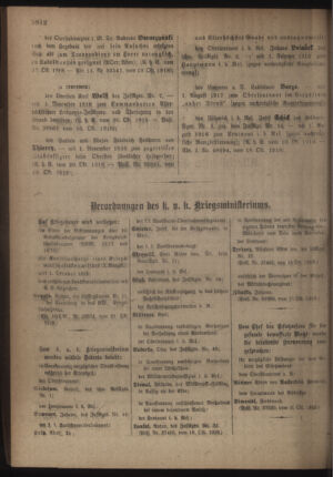 Kaiserlich-königliches Armee-Verordnungsblatt: Personal-Angelegenheiten 19181026 Seite: 2