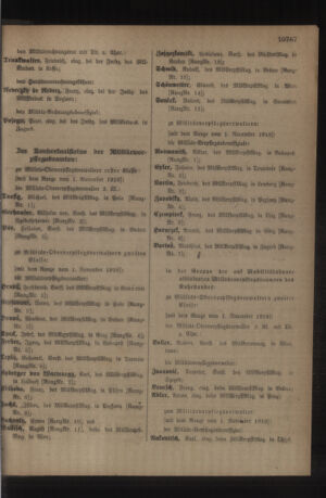 Kaiserlich-königliches Armee-Verordnungsblatt: Personal-Angelegenheiten 19181111 Seite: 213