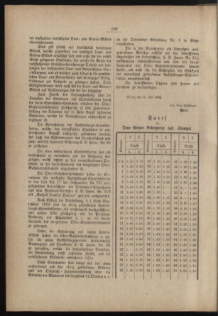 Verordnungs- und Anzeige-Blatt der k.k. General-Direction der österr. Staatsbahnen 18840113 Seite: 106