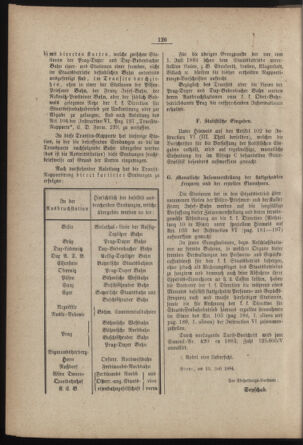 Verordnungs- und Anzeige-Blatt der k.k. General-Direction der österr. Staatsbahnen 18840113 Seite: 124